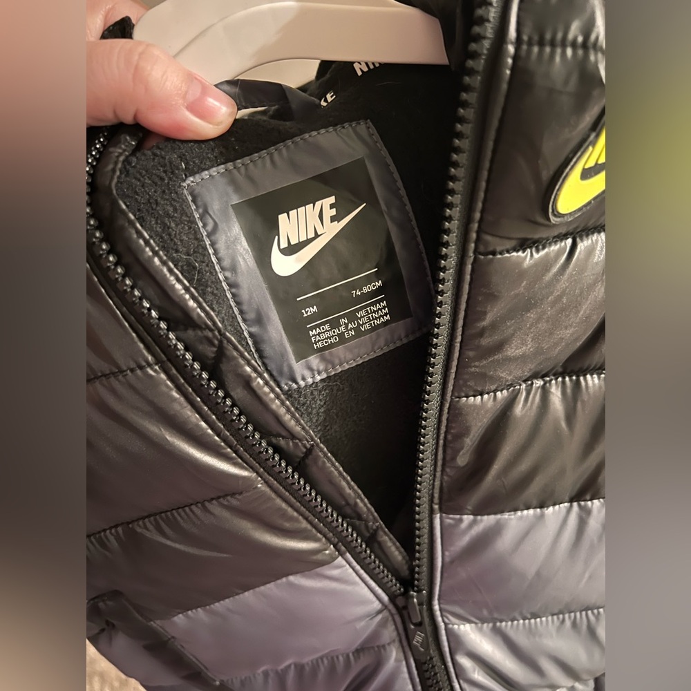 Brand new 12 month Nike jacket.